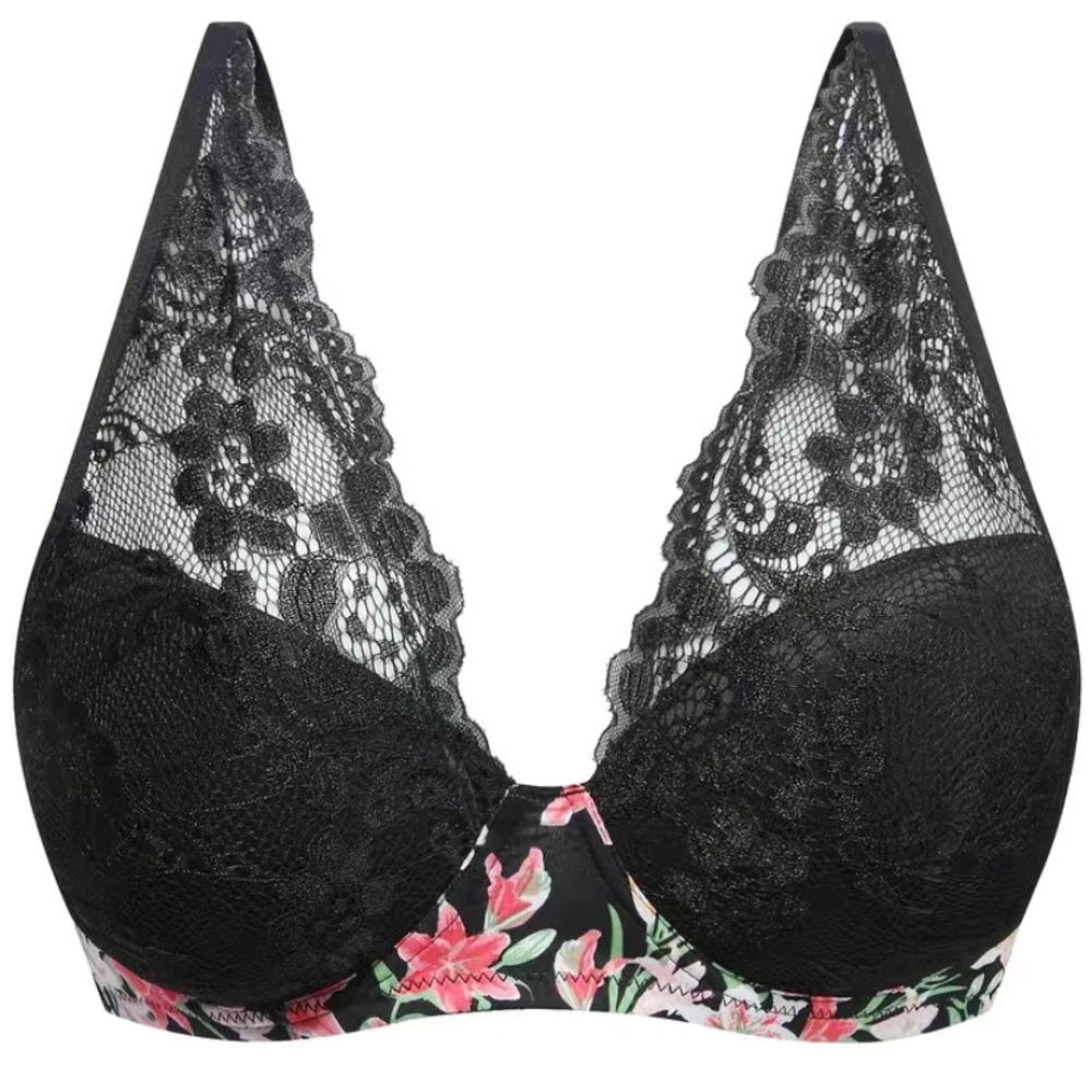 COPY - Lacey Floral Bra. 44D